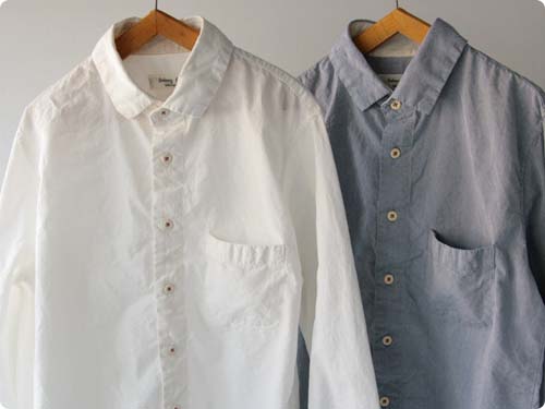 ordinary fits コットンシャーリングシャツ