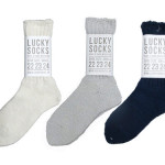 LUCKY SOCKS Silk Mix Rib Socks