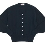 homspun コットン12G 透かし柄ベスト / Uネック長袖カーディガン
