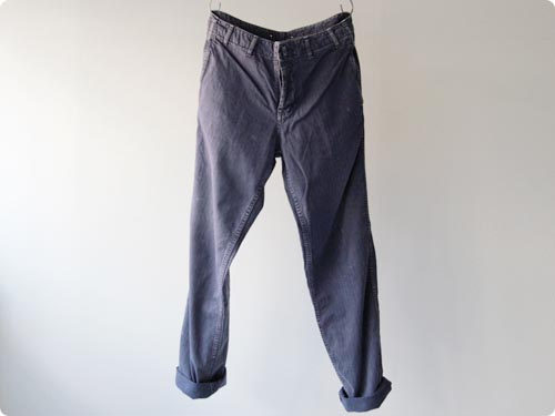 ordinary fits ヘリンボーンワークパンツ