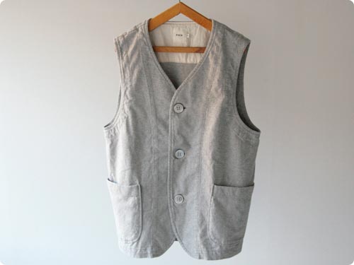 RINEN　16/1 リサイクルムラ糸天竺 ベスト