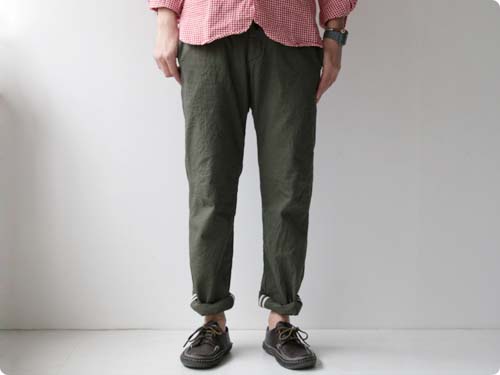 ordinary ヘリンボーンディテールパンツ
