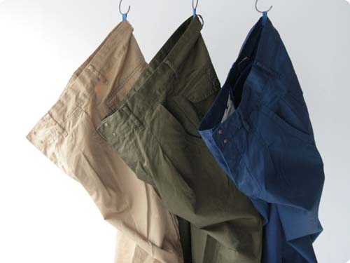 maillot　100 tuck pants