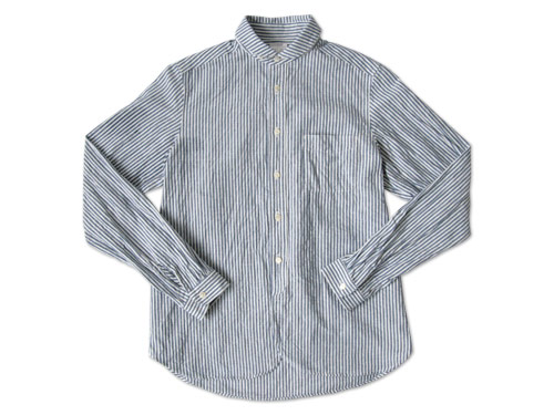 【別注シャツ】maillot Sunset round collor work shirts STRIPE