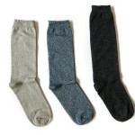 homspun メランジスカラップ ソックス