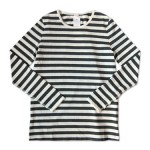 maillot ボーダー長袖Tシャツ