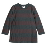 maillot WIDE BORDER 7分袖Tシャツ