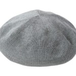 maillot cotton beret / cotton knit cap / linen knit cap