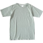 maillot crew neck pocket T / dye border T