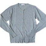 【再入荷】 homspun 16Gコットン 長袖カーディガン / 太ボーダー半袖Tシャツ