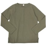 homspun 20/2コーマ天竺バイオ加工 長袖プルオーバー