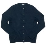 kvivit 48/2梳毛 クルーネックカーディガン