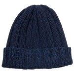 maillot indigo cotton knit cap