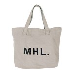 MHL. HEAVY CANVAS TOTE BAG / SHOULDER BAG