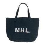 MHL. HEAVY CANVAS TOTE BAG / SHOULDER BAG / PVC ANKLE BOOTS