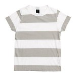 homspun 30/-天竺太ボーダー 半袖Tシャツ