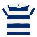 【再入荷】 homspun 30/-天竺太ボーダー 半袖Tシャツ