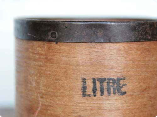 木製計量容器-LITRE-