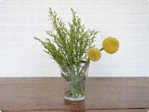 キャンドルグラスお花