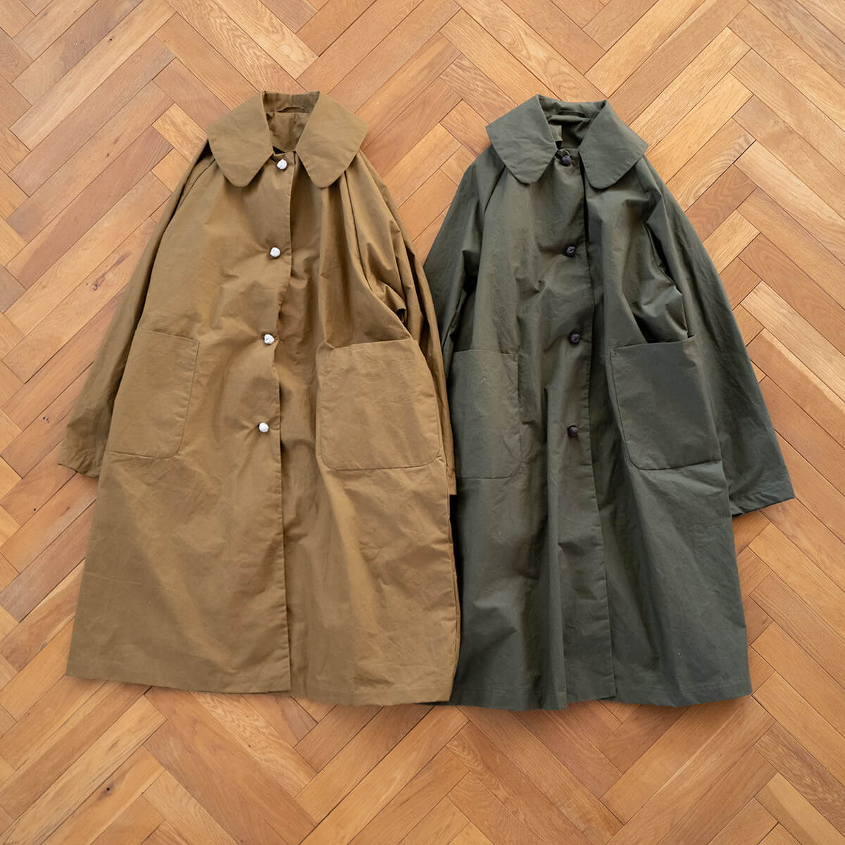 Atelier d’antan Bertin（ベルタン） Waxed Cotton Coat が入荷しました。