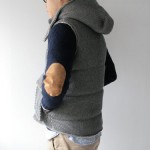 BRICK CREW NECK KNIT パッチ付き