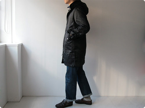 dip cotton nylon coat