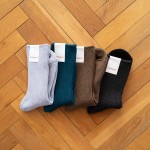 homspun(ホームスパン) 綿コーマ 糸起毛リブソックスが入荷しました。