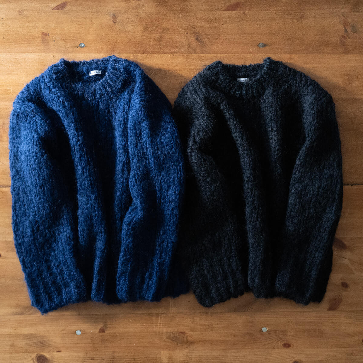 homspun モヘアプルオーバーセーターが入荷しました。