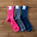 homspun(ホームスパン) シルケットコットンソックスが入荷しました。
