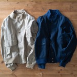 maillot cotton hemp cloth flight jacketが入荷しました。