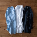 RINEN 80/1タイプライター スタンドカラーラクシャツが入荷しました。