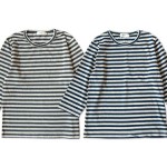 RINEN 7分袖ボーダーカットソー