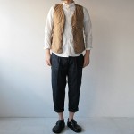 ordinary fits SHIRRING VEST / BARISTA SHIRT