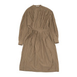TOUJOURS Pin Tuck String Robe Dress / Back Button Long Shirt