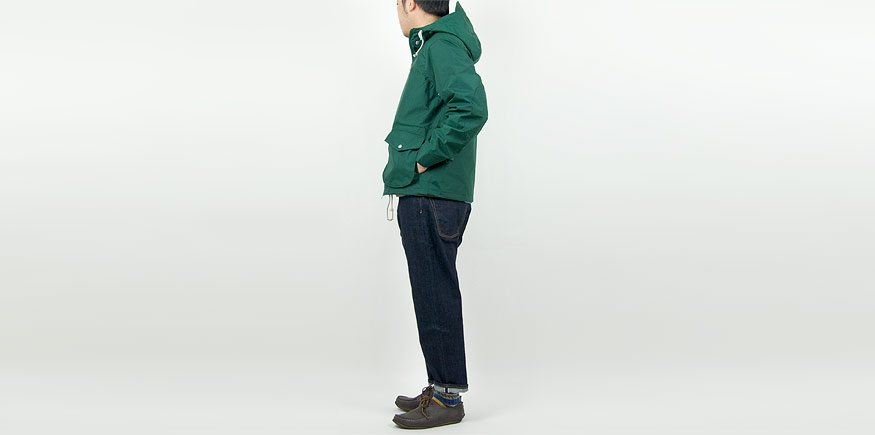 ENDS and MEANS Sanpo Jacket FOREST GREENを使った着こなしコーディネート