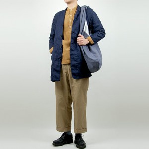 RINEN 40/1リネン平織 テーラードコート