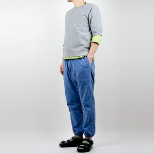 DAILY WARDROBE INDUSTRY CREW NECK S/S SWEAT GRAY