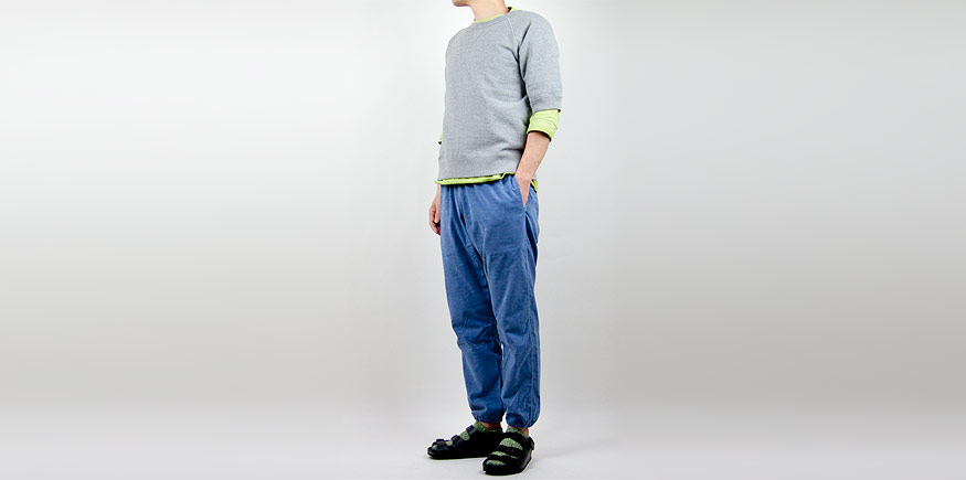 DAILY WARDROBE INDUSTRY CREW NECK S/S SWEAT GRAY