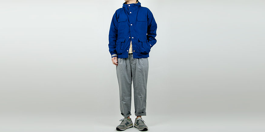 DAILY WARDROBE INDUSTRY MOUNTAIN PARKA BLUE