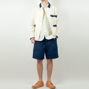 TATAMIZE COCK JACKET WHITEを使った着こなしコーディネート