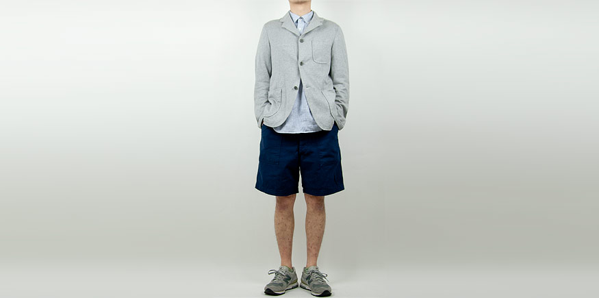 BRENA WOLVES PARTNER SIMPLE JACKET GRAYを使った着こなしコーディネート