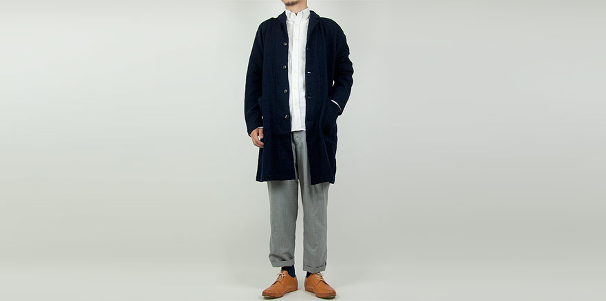 EEL 少年パンツ 15LIGHT GRAYを使った着こなしコーディネート