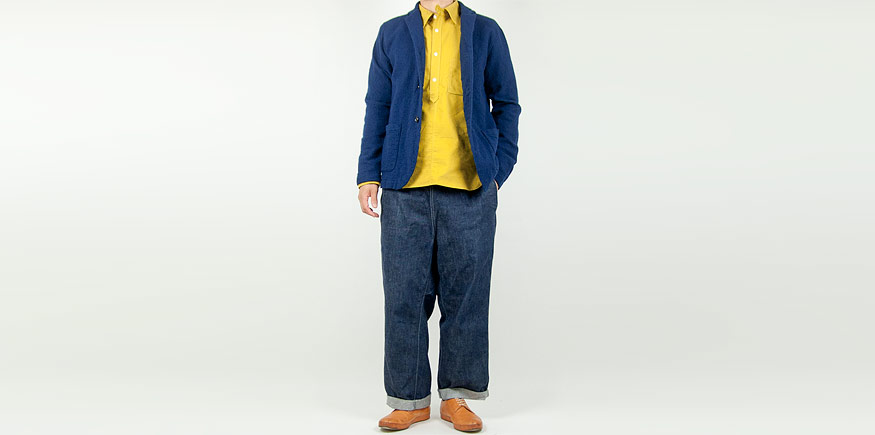 RINEN 2/48ウールガーゼ テーラードジャケット