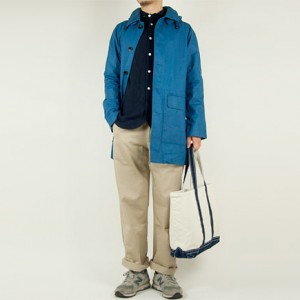 MHL. CONTRAST FACE COTTON COAT