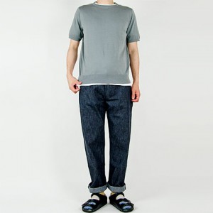 【別注】EEL ALLWAYS KNIT 1/2 15GRAY