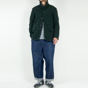 nisica 長袖デッキマンシャツ ネル