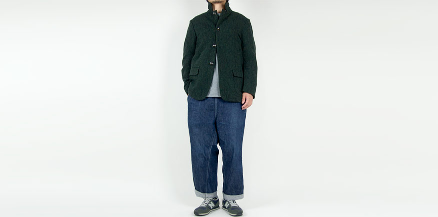 nisica 長袖デッキマンシャツ ネル