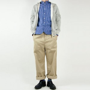 homspun 36/2ウエポン ワイドパンツ