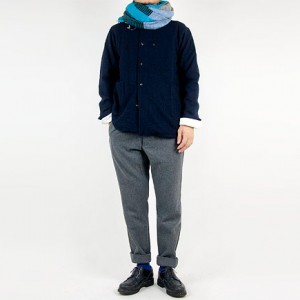 maillot wool easy pants GRAY