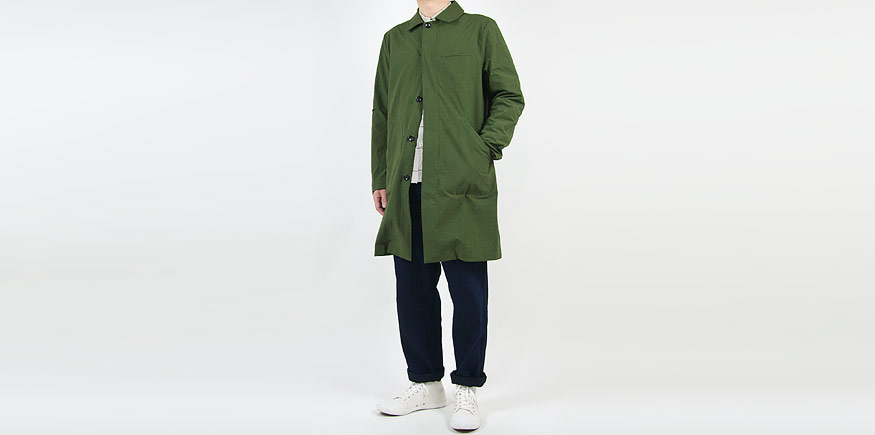 maillot solid denim easy pants